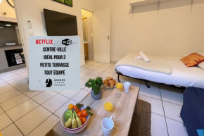 La Bulle Petite Terrasse FastWifi CentreVille